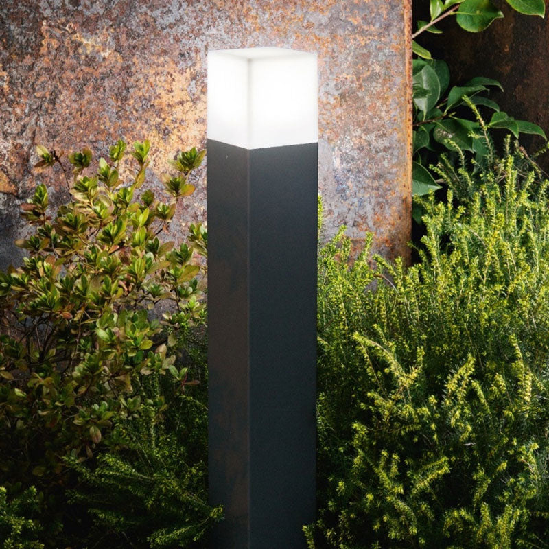 2 Lampioni Da Giardino Con Picchetto In Alluminio - Altezza 50cm, Design Stelle Forate, IP44, Base E27, Colore Argento - 2
