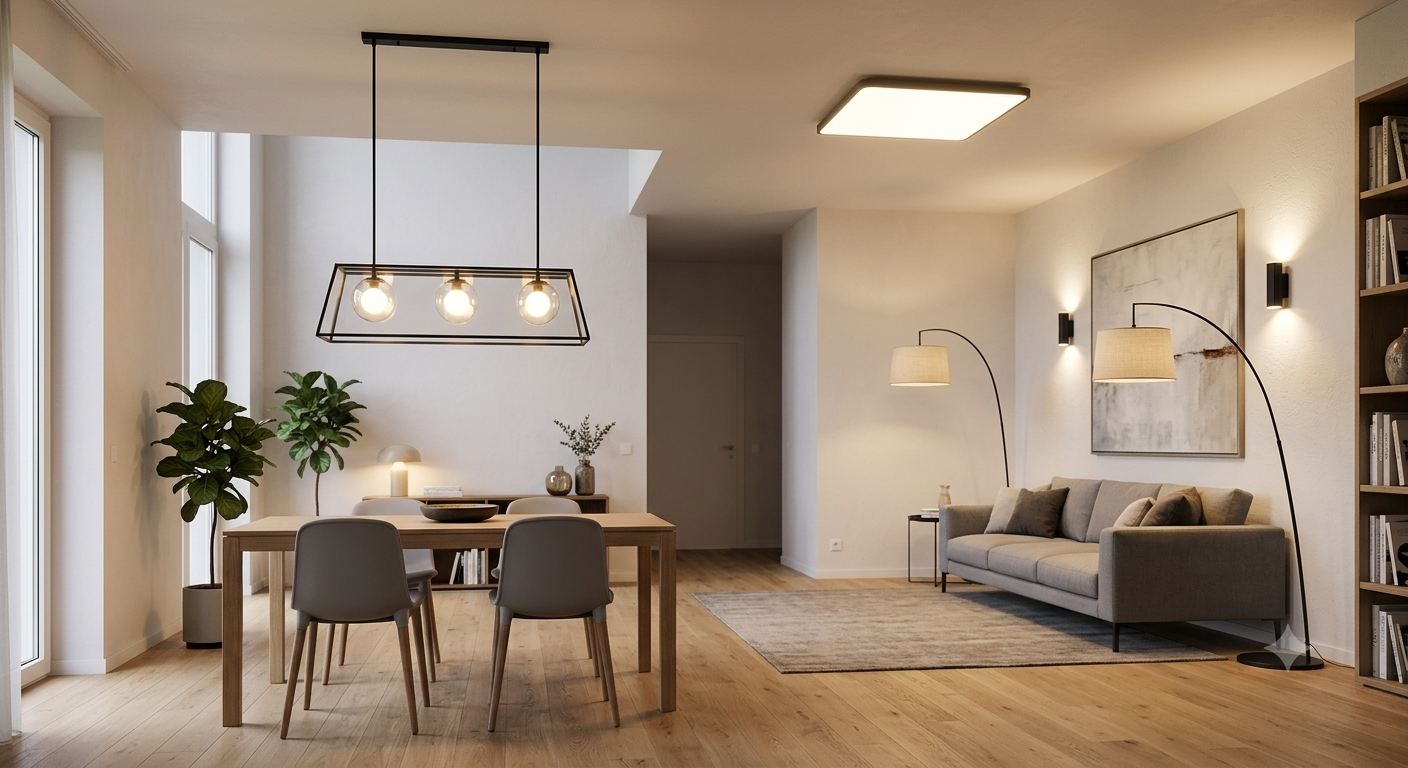 Come Illuminare un Soggiorno Moderno: Guida Pratica e Scelta dei Lampadari