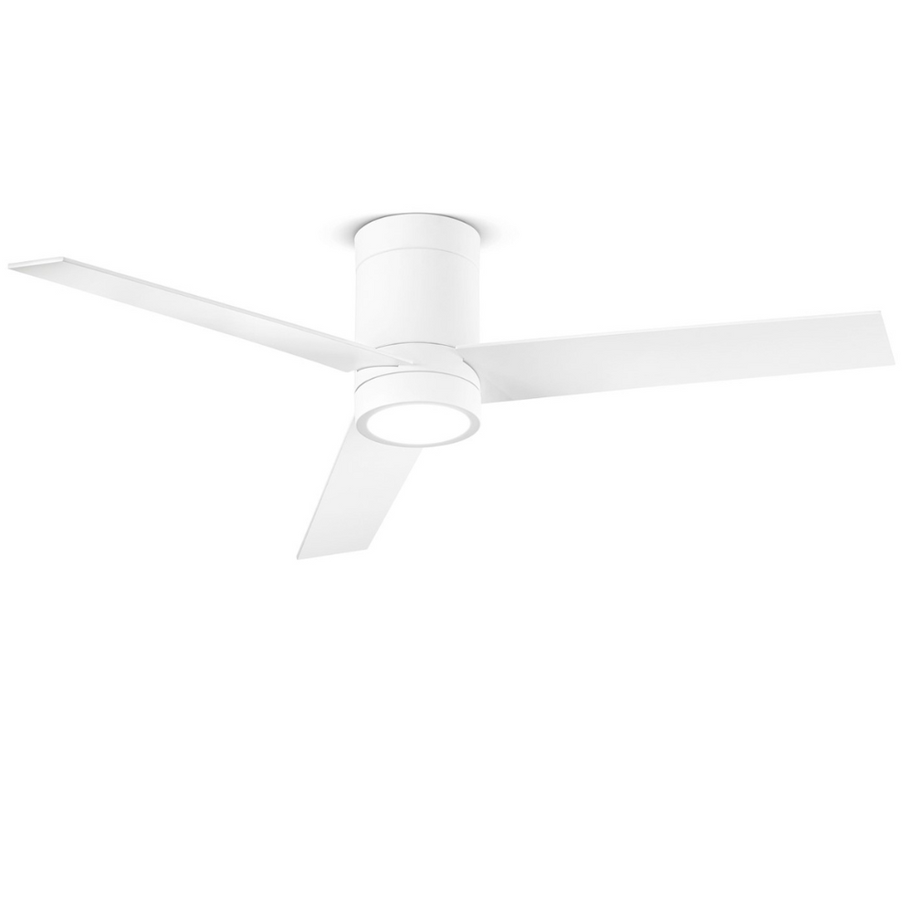 Ventilatore da soffitto con 3 pale in legno telecomando e luce led dimmerabile