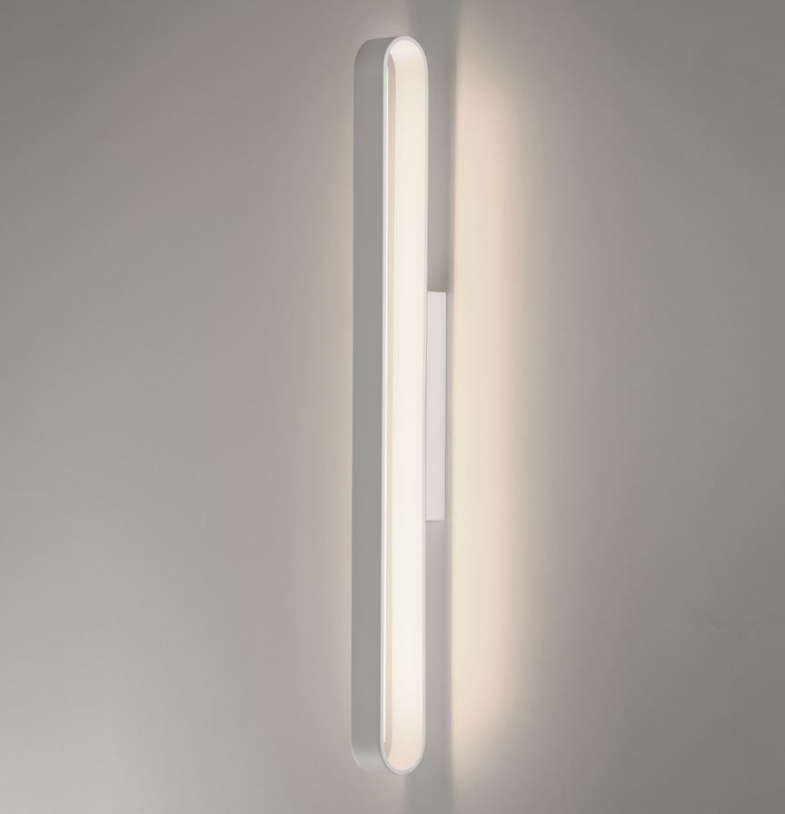 Applique led moderno da parete in alluminio bianco oro o nero