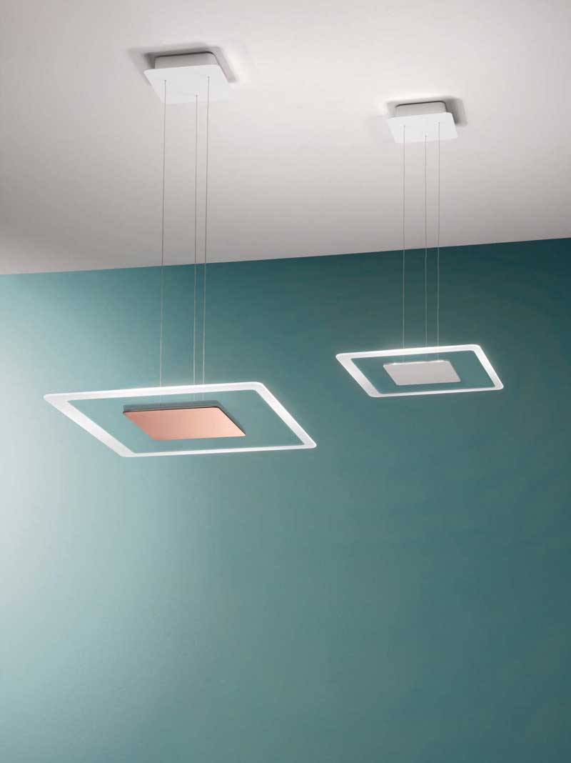 Linea light aruba lampadario moderno per salotto o camera da letto