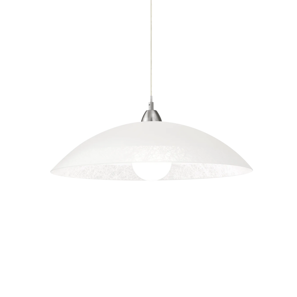 Lampadario per cucina serigrifato e sabbiato diametro 50cm