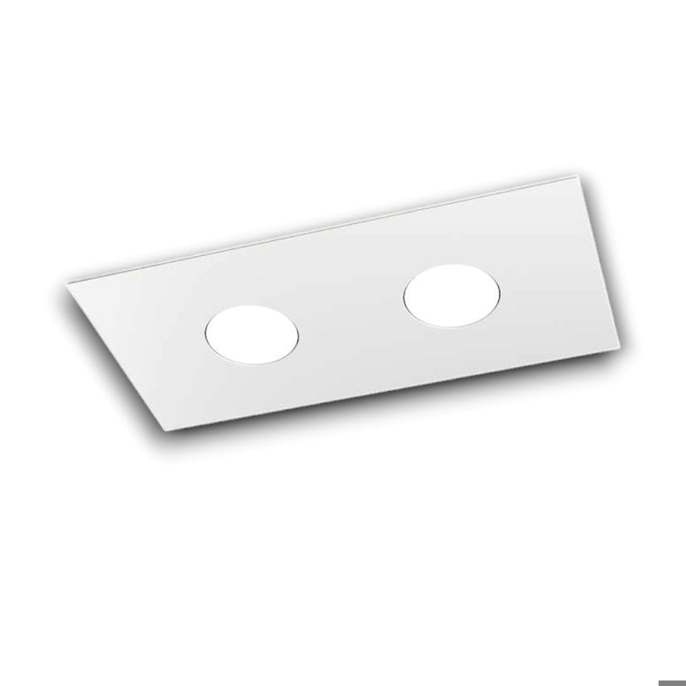 Top Light plafoniera Area 1127 PL2 rettangolare
