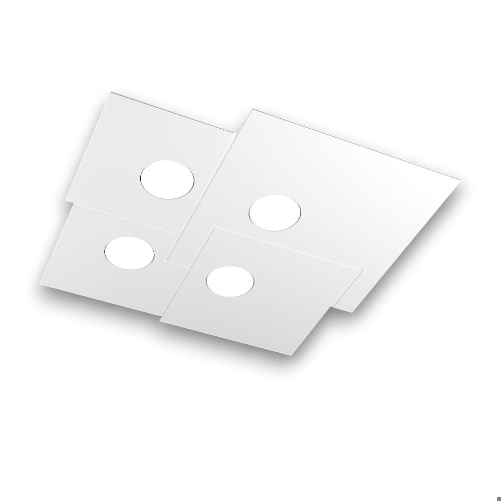 Top Light plafoniera Plate 1129 PL4 metallo sagomato