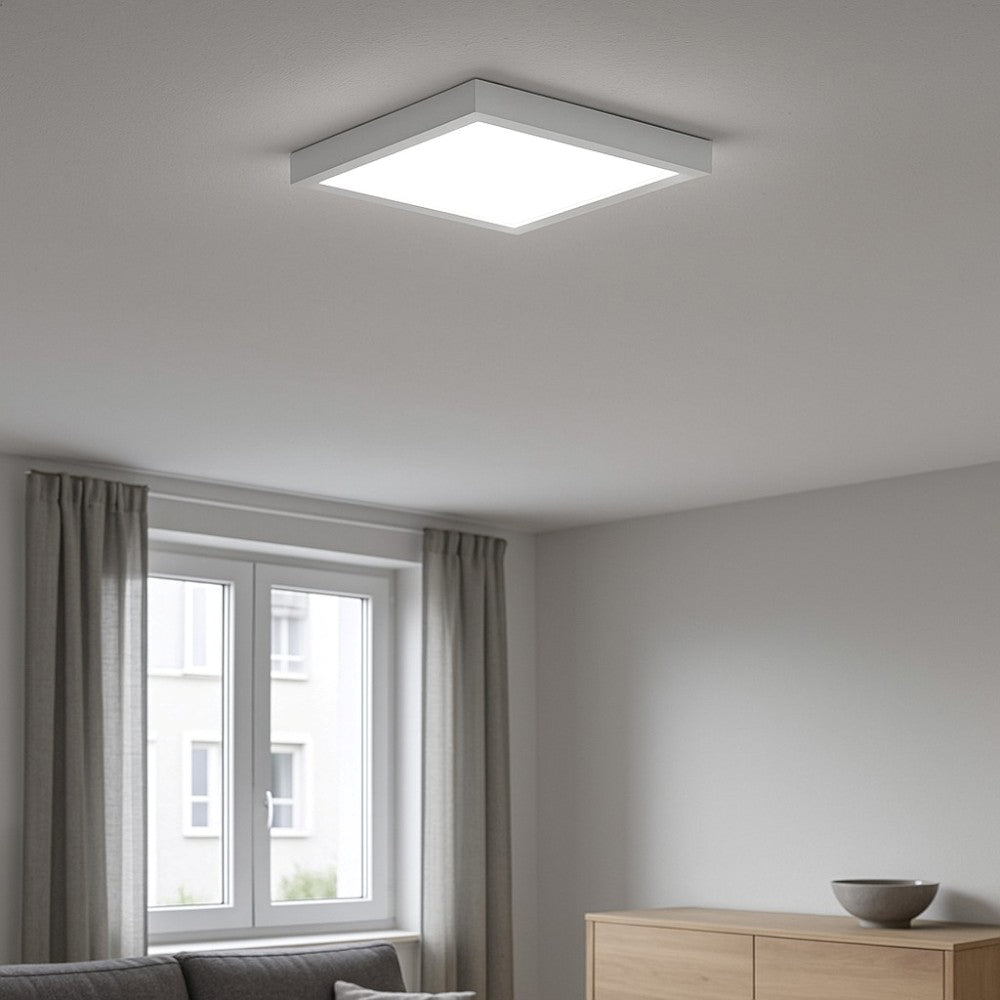 Linea Light Tara UPS Plafoniera quadrata led in alluminio