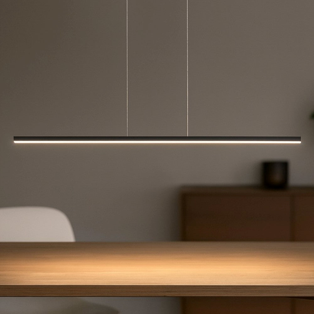 Linea light Straight Sospensione da cucina moderna led 3000k sottile