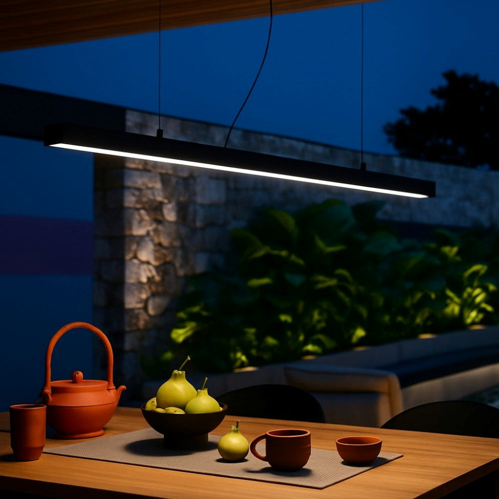 Linea Light Lira Sospensione da esterno lineare led 3000k