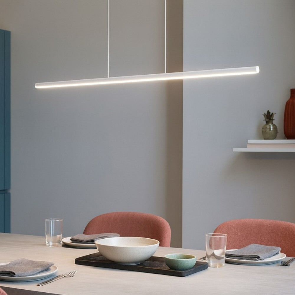 Linea light Straight Sospensione da cucina moderna led 3000k sottile