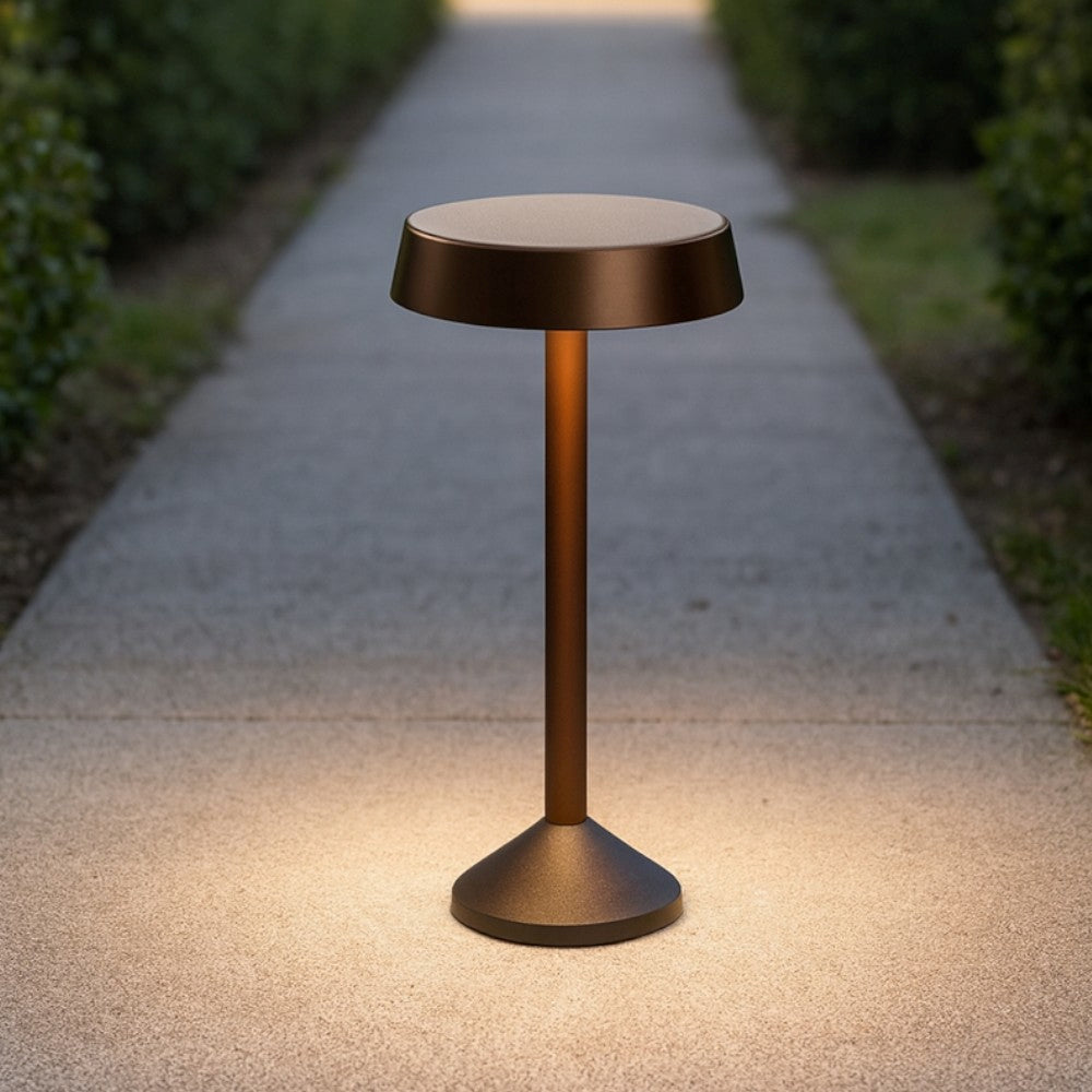 Linea Light Pistillo Lampione da esterno moderno nero o marrone led 3000K
