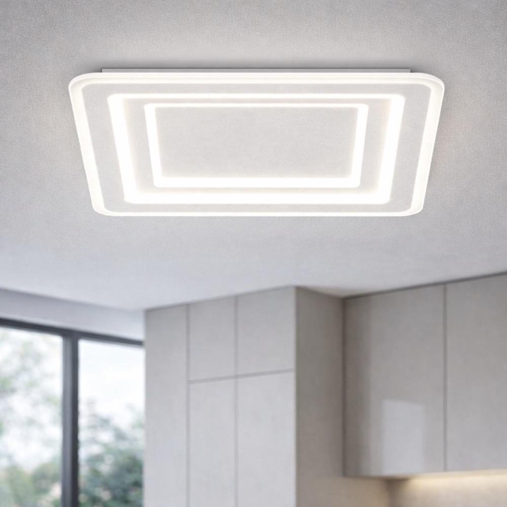 Plafoniera moderna quadrata led cct 3000K-3500K-4000K