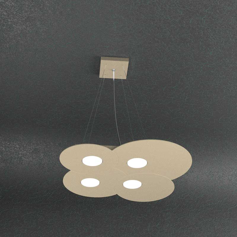 Lampadario sagomato moderno gx53 led per soggiorno o camera da letto