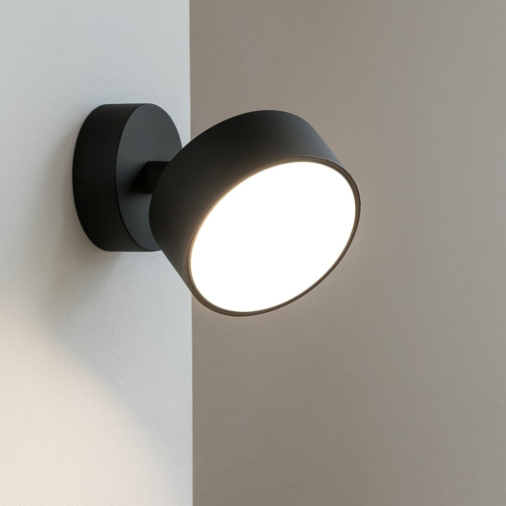 Applique con spot orientabile moderna in metallo GX53