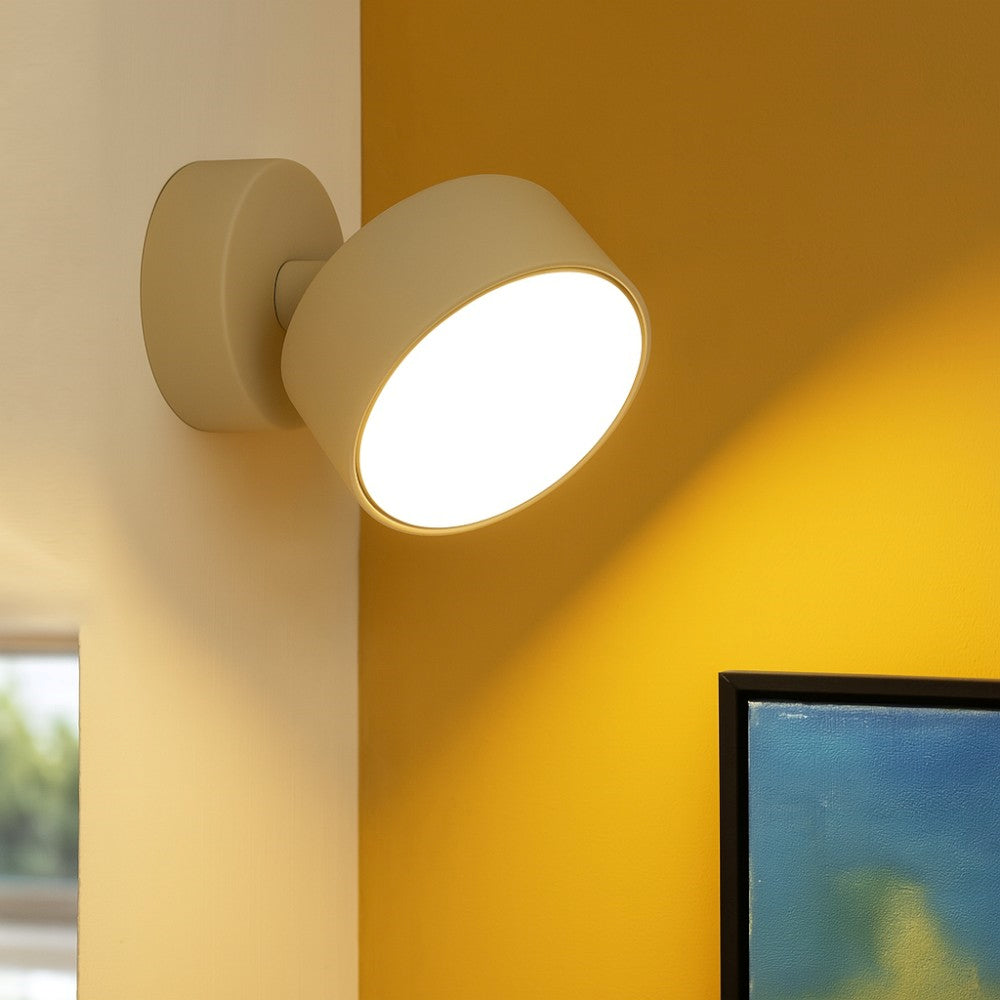 Applique con spot orientabile moderna in metallo GX53