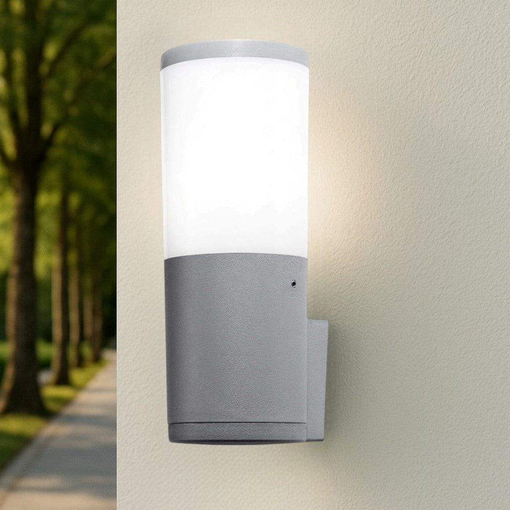 Applique da esterno cilindro moderno lampadina E27 ip55