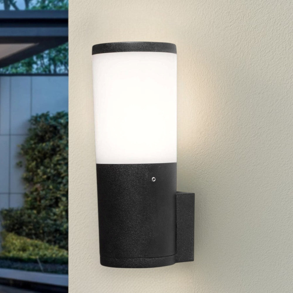 Applique da esterno cilindro moderno lampadina E27 ip55