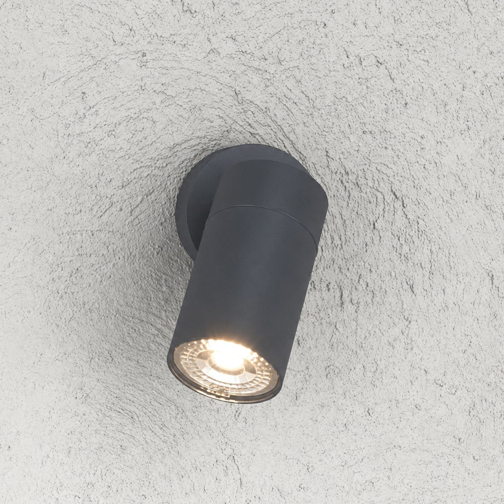Applique da esterno faretto orientabile grigio antracite