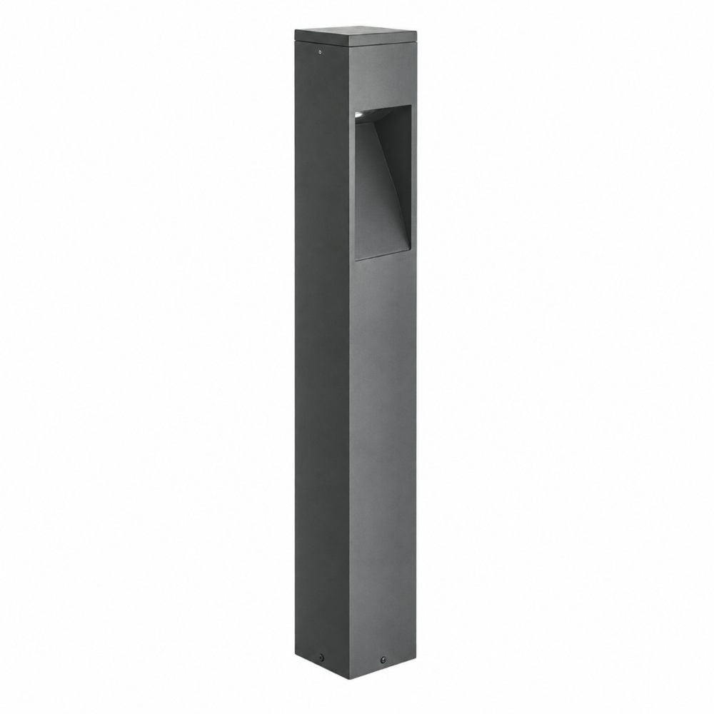 Paletto da giardino grigio antracite led 3000k protezione ip65