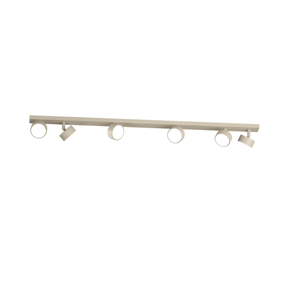 Plafoniera moderna con faretti orientabili GX53