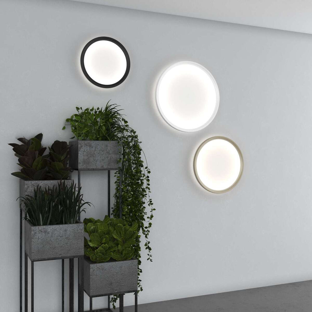 Plafoniera moderna rotonda led biemissione cct 3000K/3500K/4000K