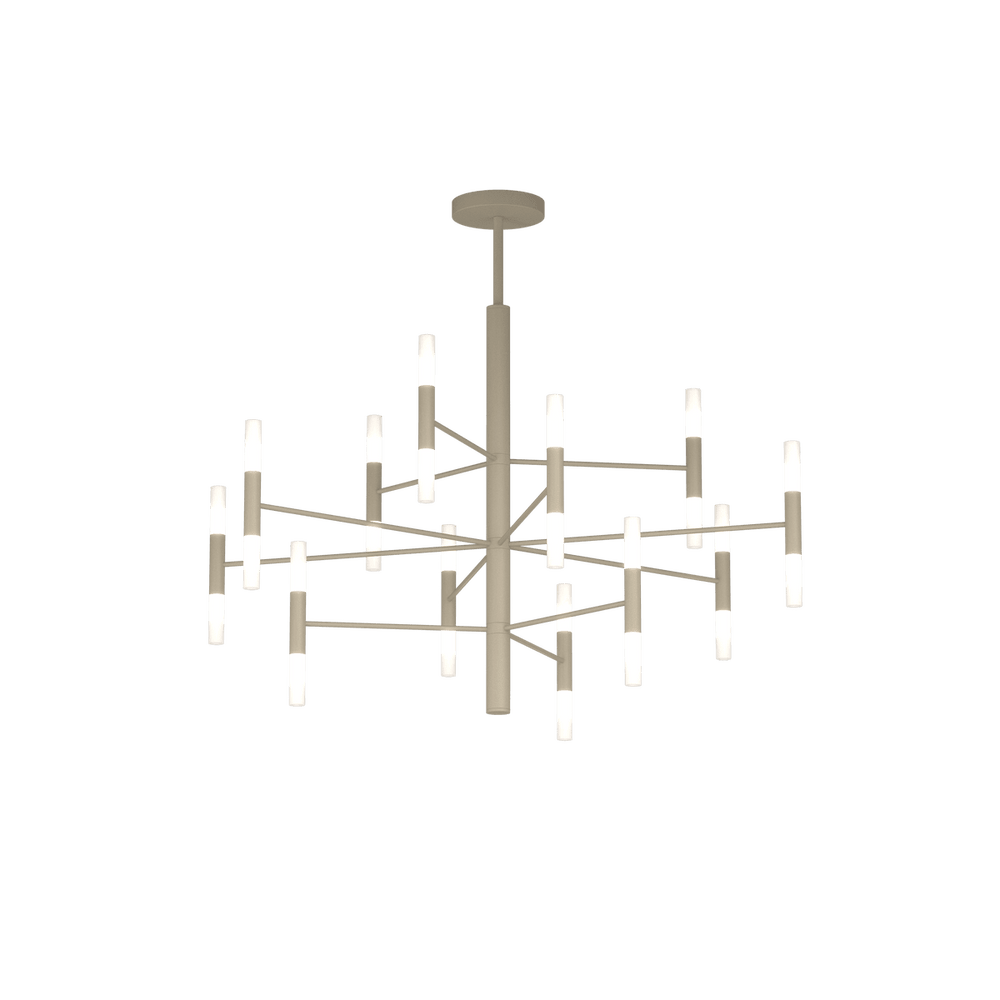 Lampadario design moderno in metallo e acrilico lampadina G9