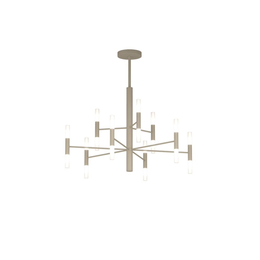 Lampadario design moderno in metallo e acrilico lampadina G9