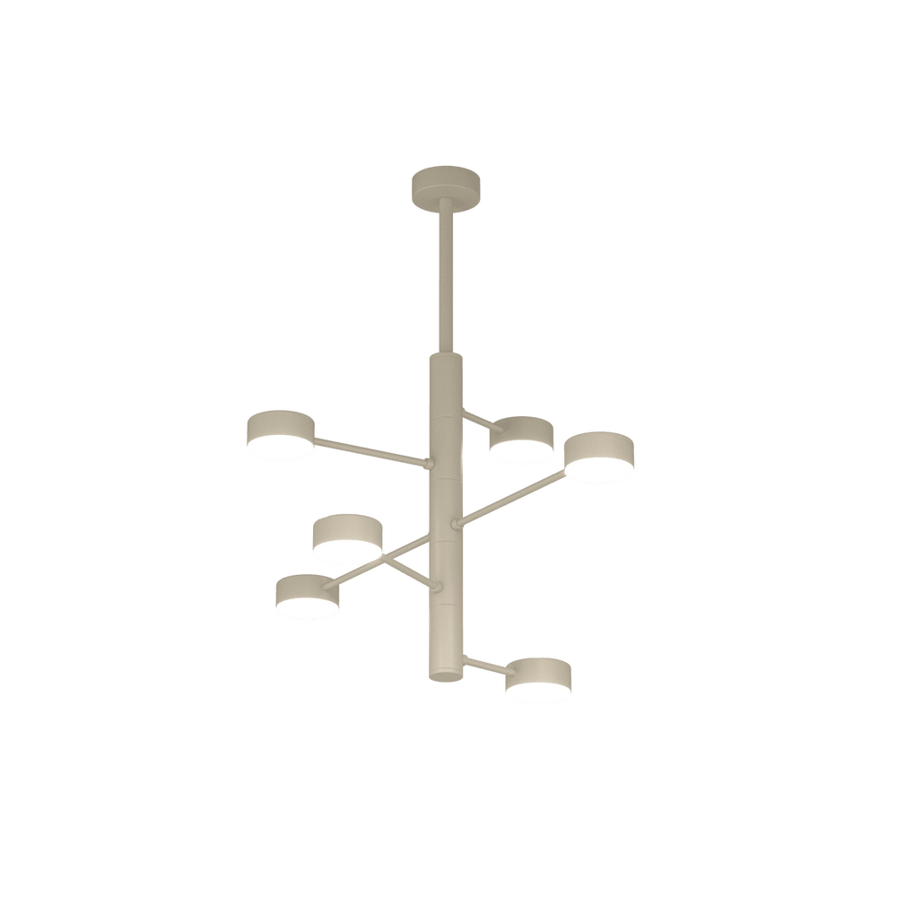 Lampadario moderno per cucina 6 luci GX53 diametro 65cm