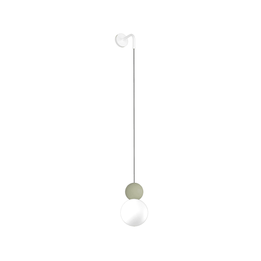 Applique pendente sfera vetro lampadina G9