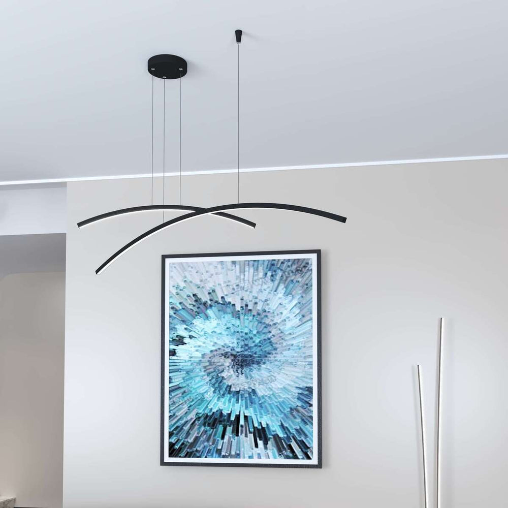 Sospensione moderna led 43W cct 3000K/3500K/4000K