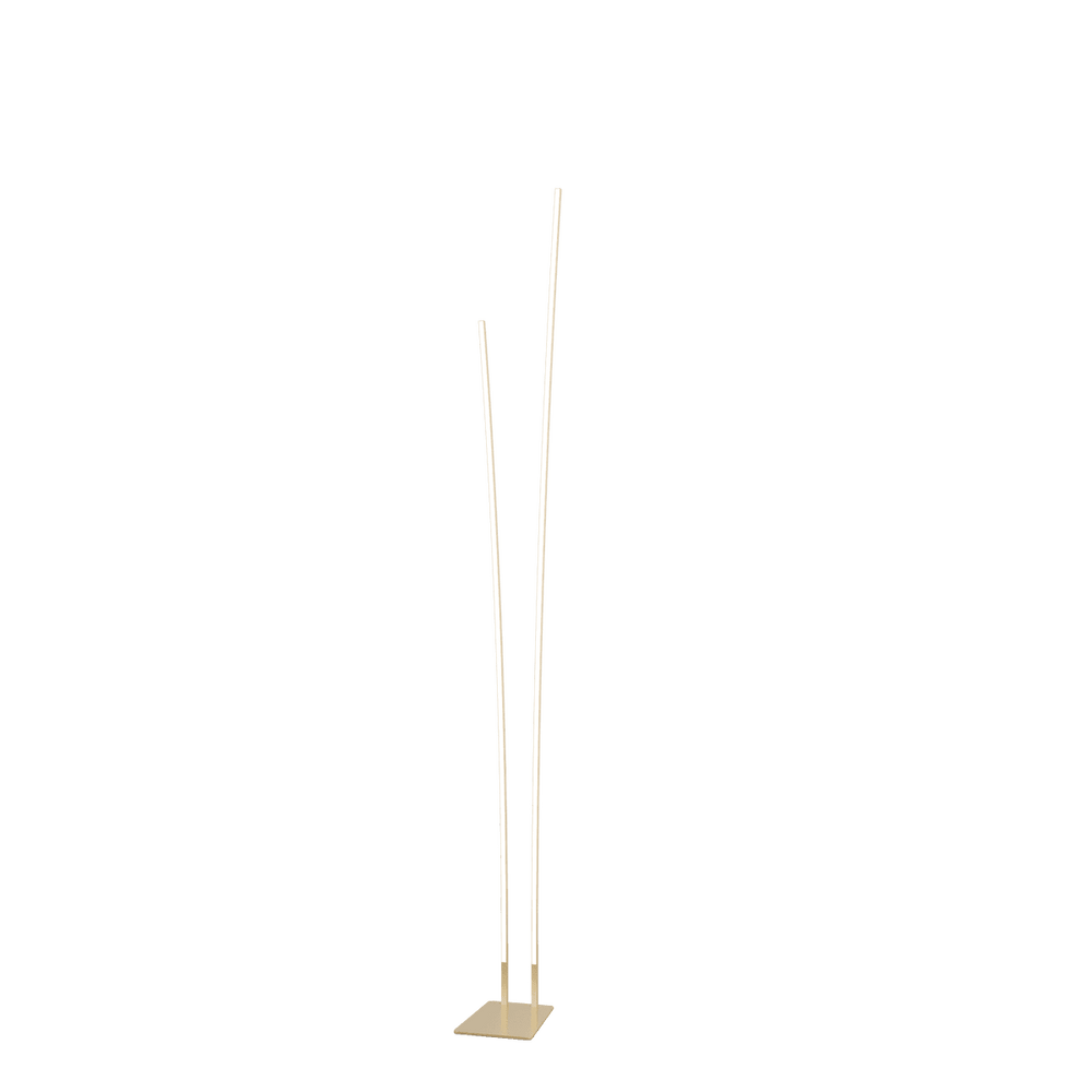 Piantana moderna 2 aste led 48W cct 3000K/4000K altezza 191cm