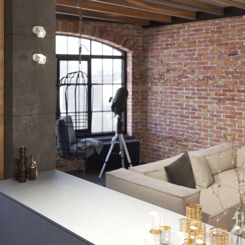 Faretto a spot moderno quadrato orientabile lampadina GU10