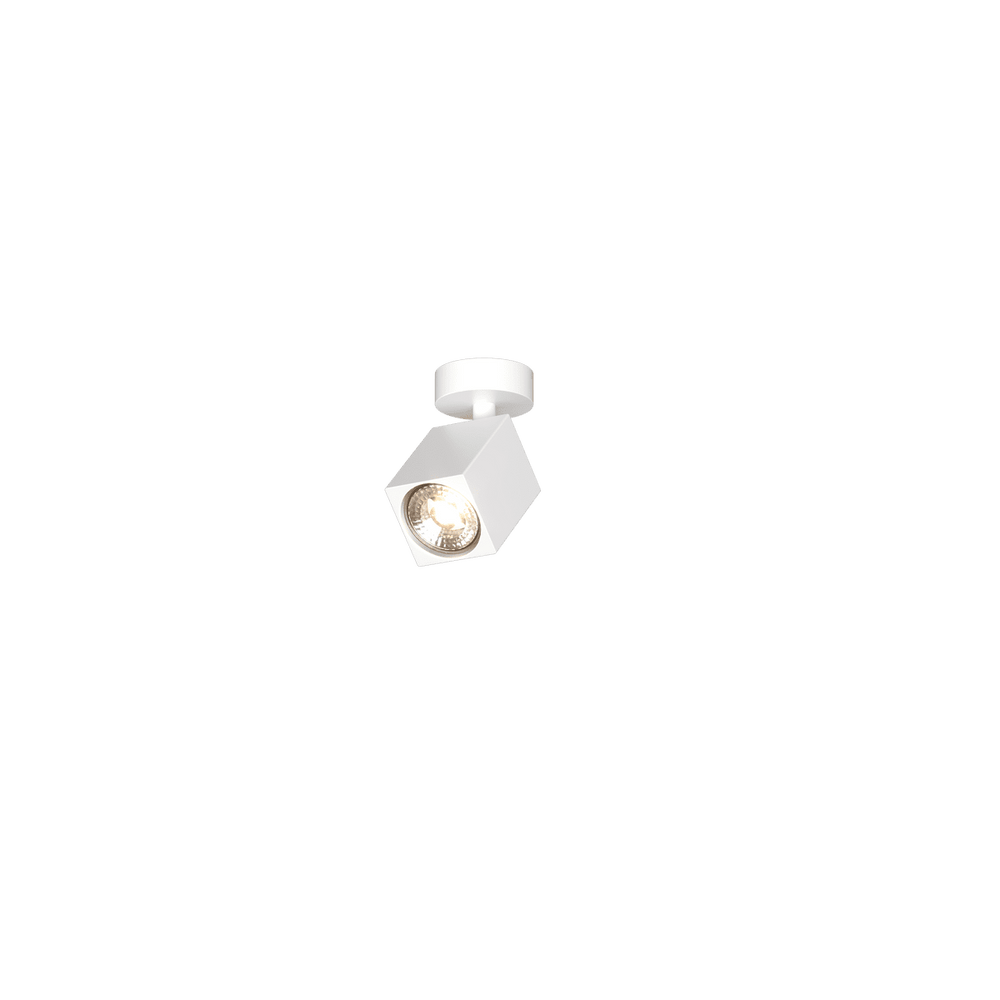 Faretto a spot moderno quadrato orientabile lampadina GU10