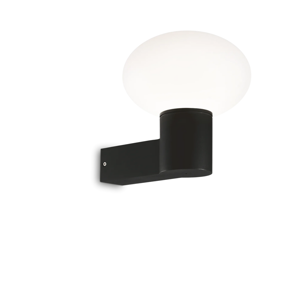 Lampada da parete per esterno colore nero