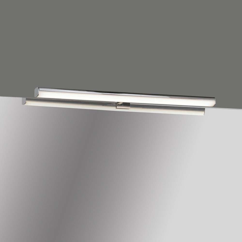Applique per specchio da bagno led moderna cromo