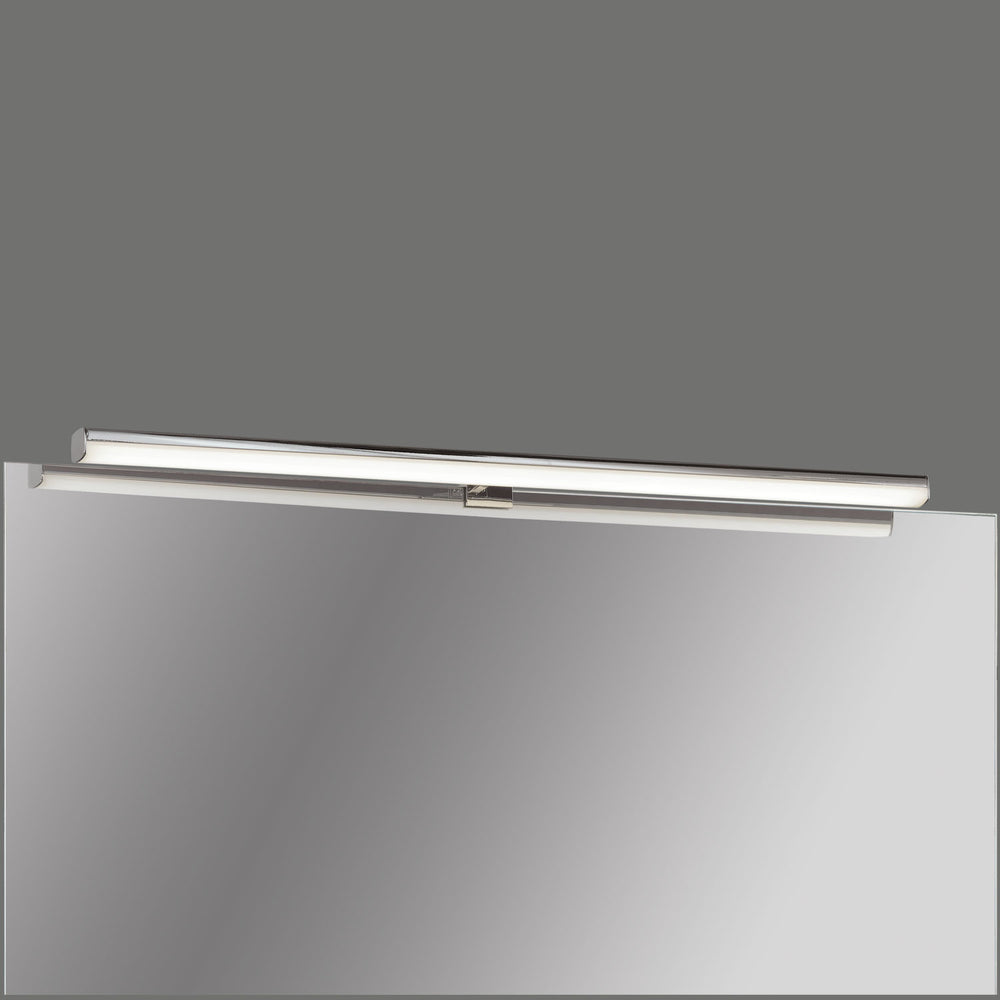 Applique per specchio da bagno led moderna cromo
