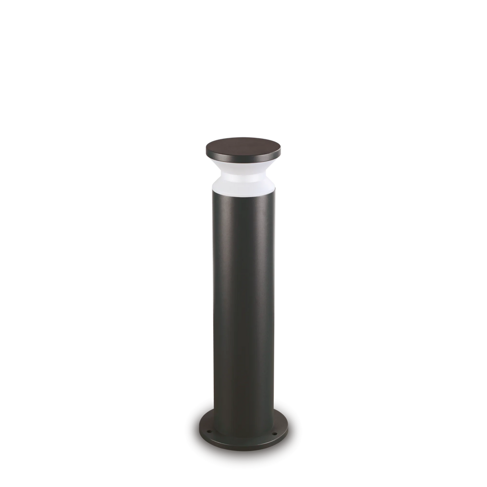 Lampione per esterni nero moderno lampadina E27