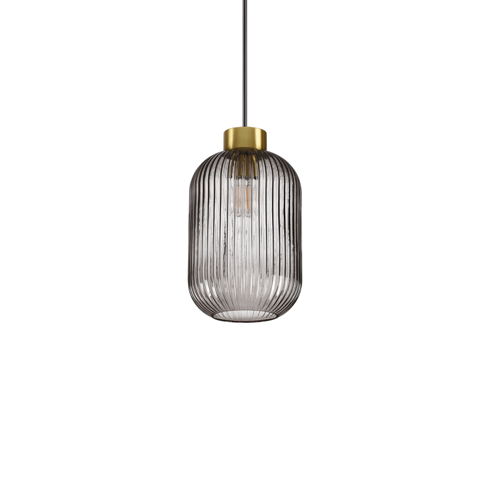 Lampada sospensione verde o fumee per camera da letto