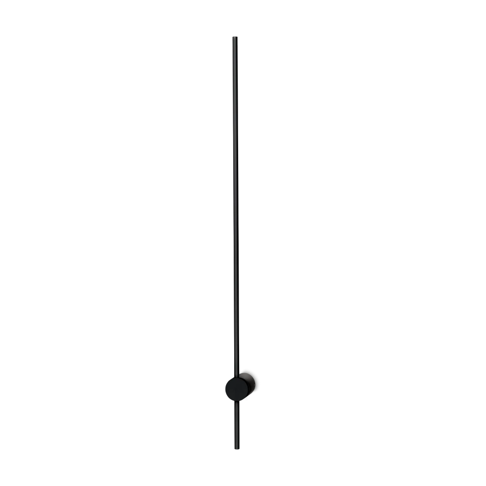Applique led 3000K larghezza 115cm in metallo ottone bianca nera