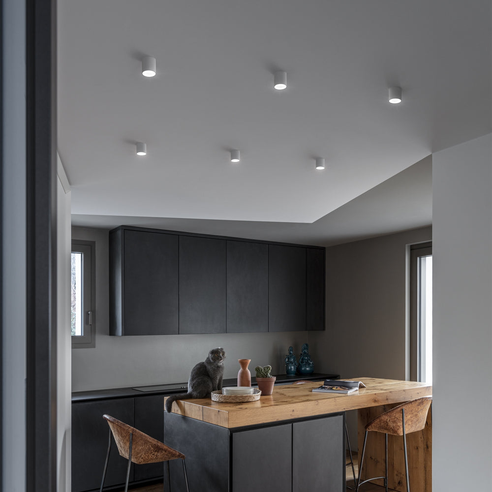 Faretto da soffitto bianco cilindro led diametro 4cm o 8cm