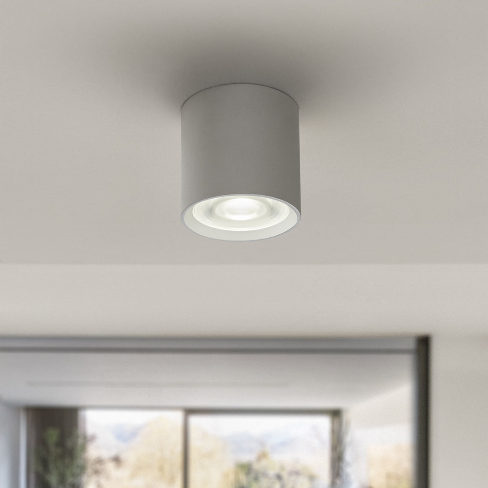Faretto da soffitto bianco cilindro led diametro 4cm o 8cm