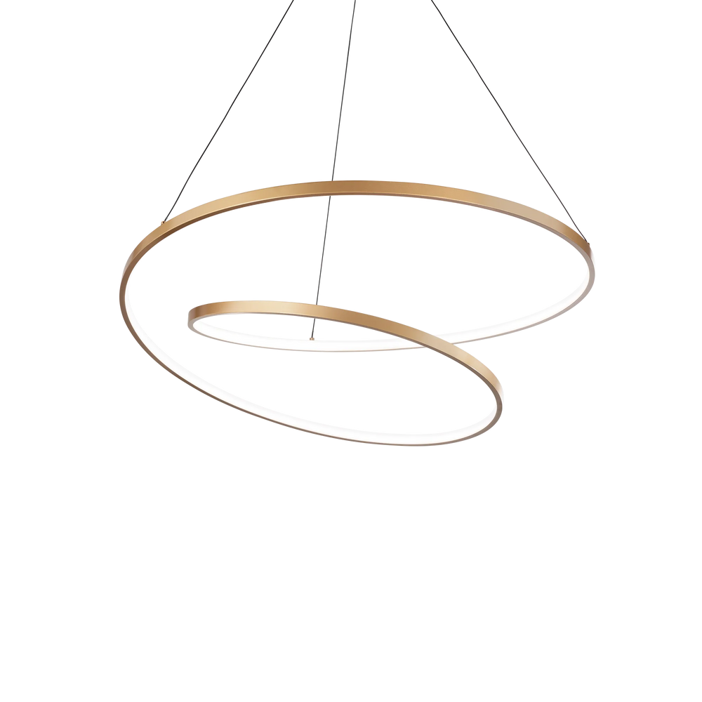 Sospensione per tavolo da cucina con led 3000k moderna in metallo