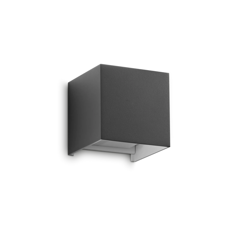 Applique da esterno moderna antracite led fascio regolabile