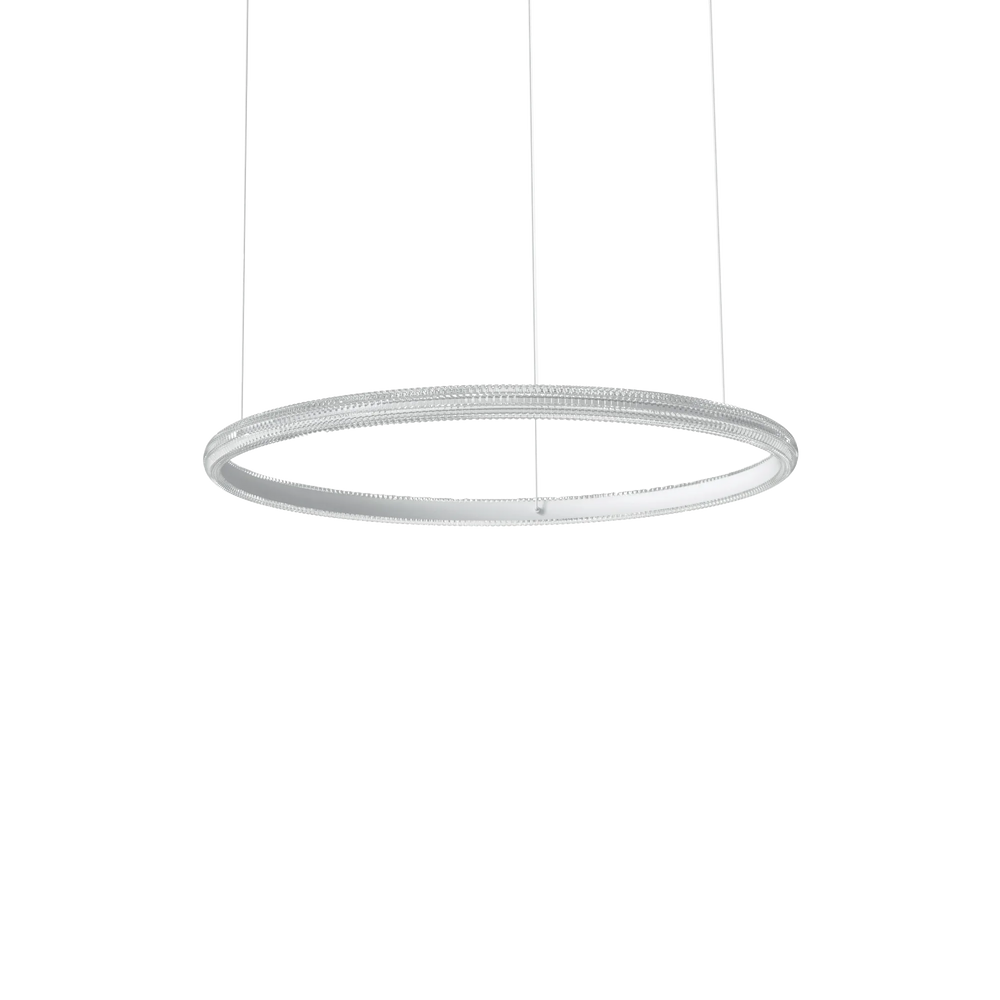 Moderne Pendelleuchte in Kristalloptik, Durchmesser 40 cm, 60 cm oder 80 cm