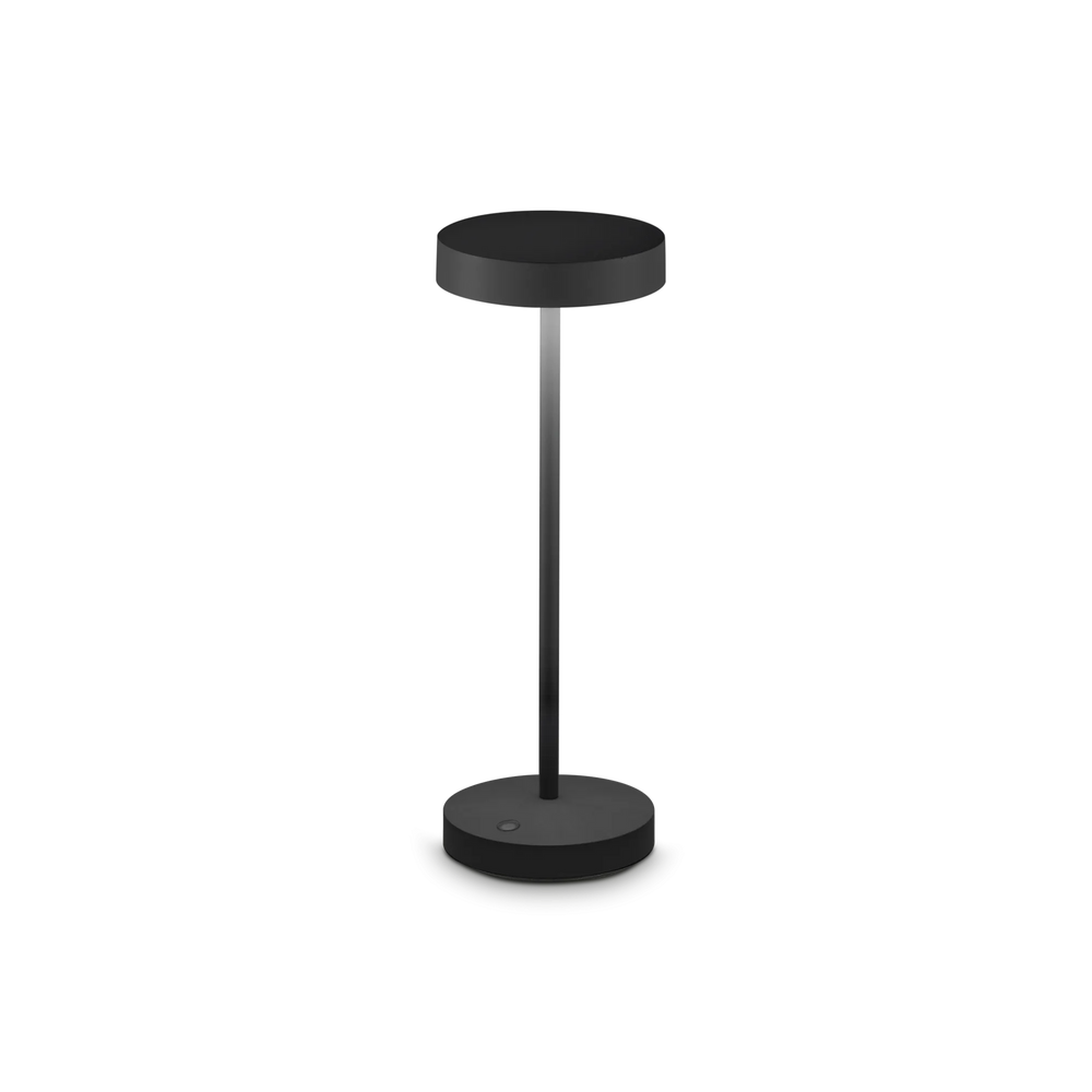 Lampada per tavolo nera diametro 12cm led 3000k