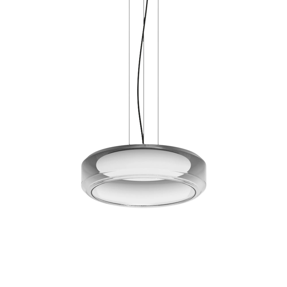 Sospensione moderna vetro sfumato fumee led 3000k