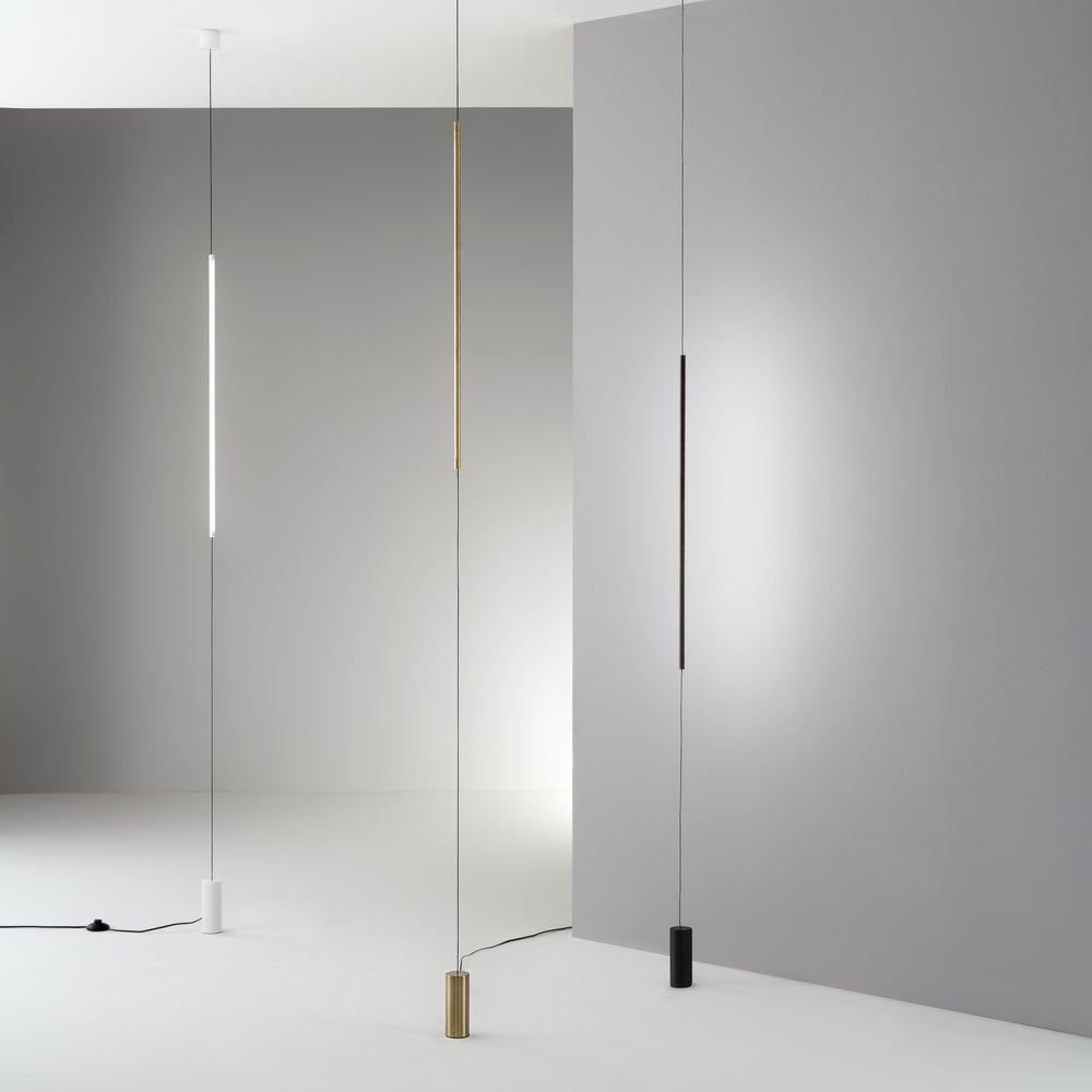 Piantana a sospensione in metallo ultrasottile led 3000K