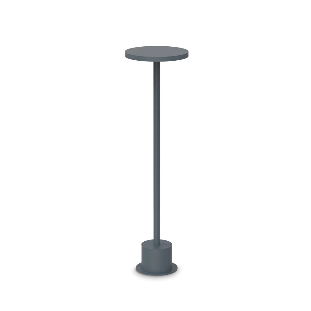 Lampada da terra per giardino altezza 50cm antracite in alluminio