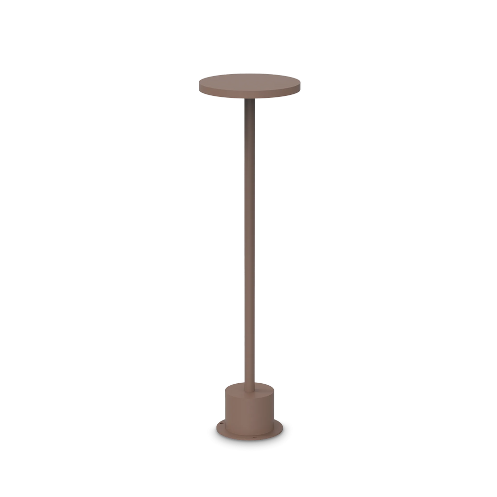 Piantana da terra per esterno caffè in alluminio led 3000k
