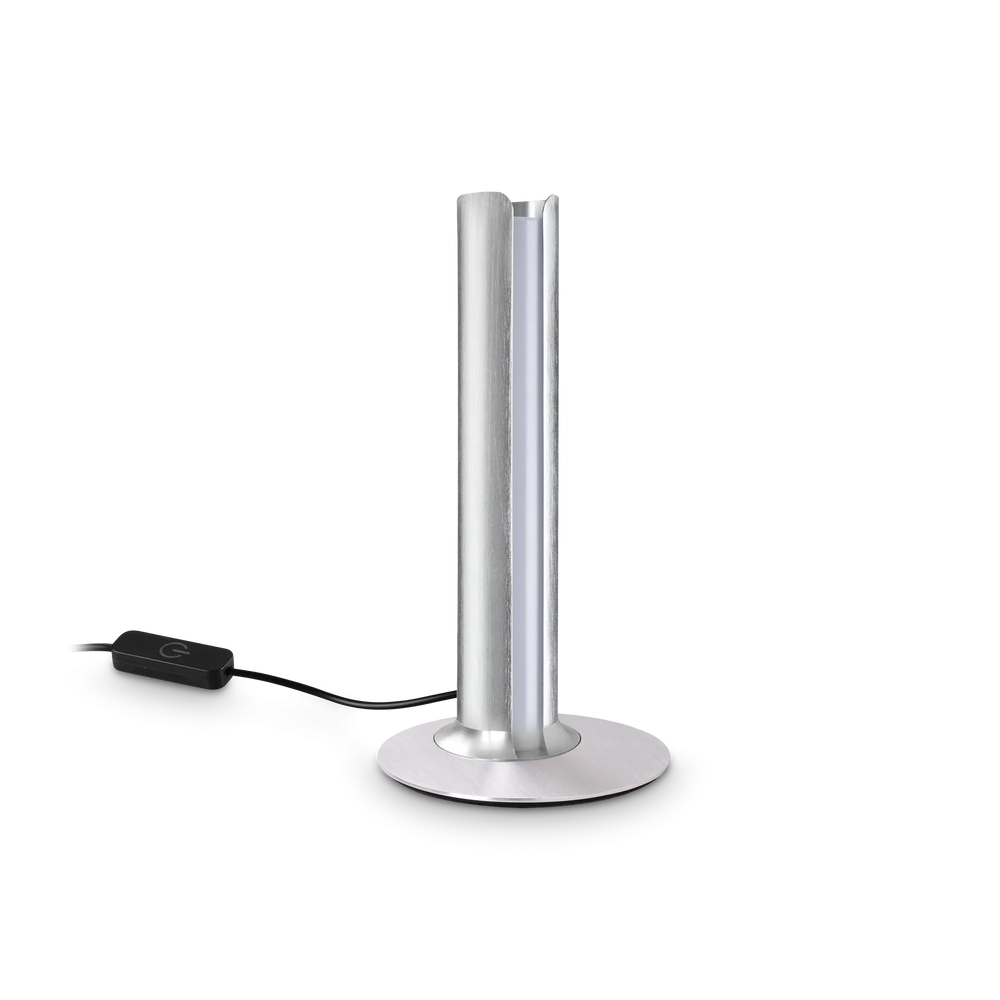 Lampada da tavolo led moderna a forma di cilindro