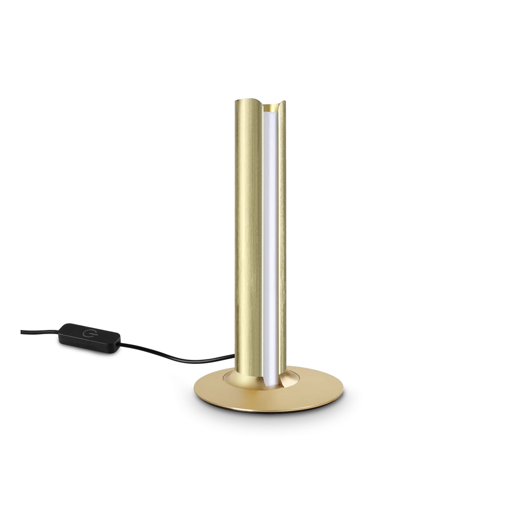 Lampada da tavolo led moderna a forma di cilindro