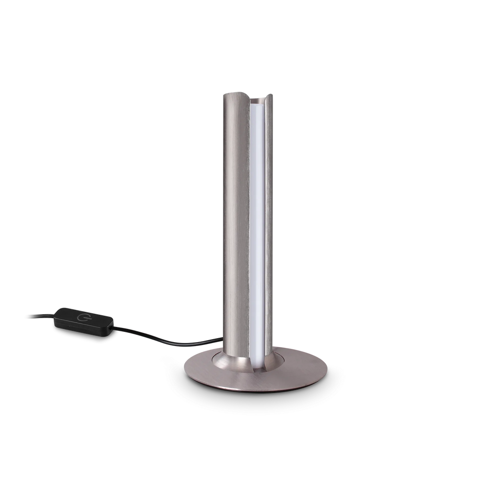 Lampada da tavolo led moderna a forma di cilindro